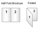 half fold brochure design services