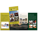 outsource double gate fold brochure designing