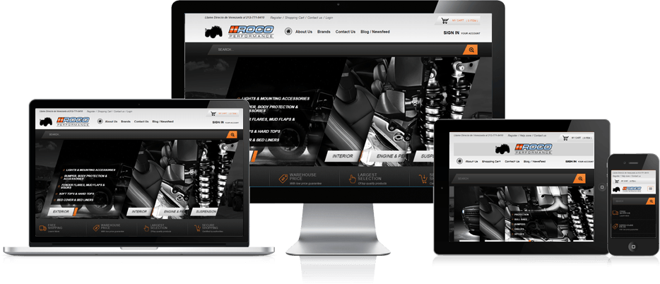 online automobile accessories store magento template