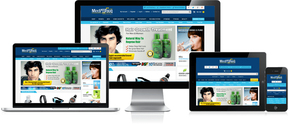 online medical store magento template