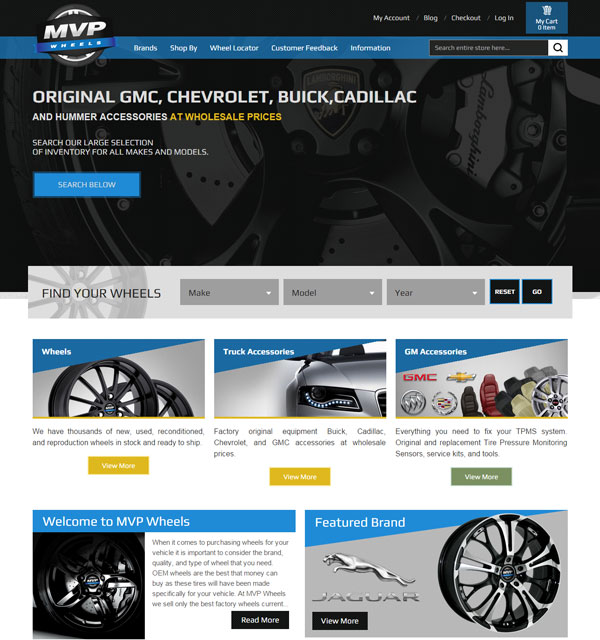 wheels store magento template